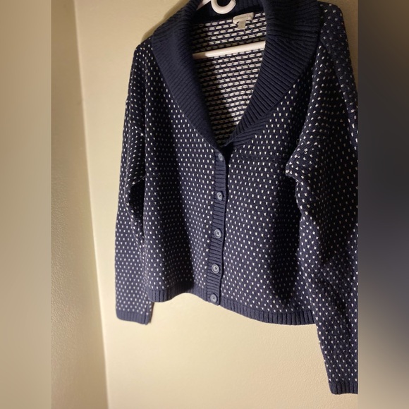 Garnet Hill women’s wool blend  cardigan size large - Picture 1 of 5